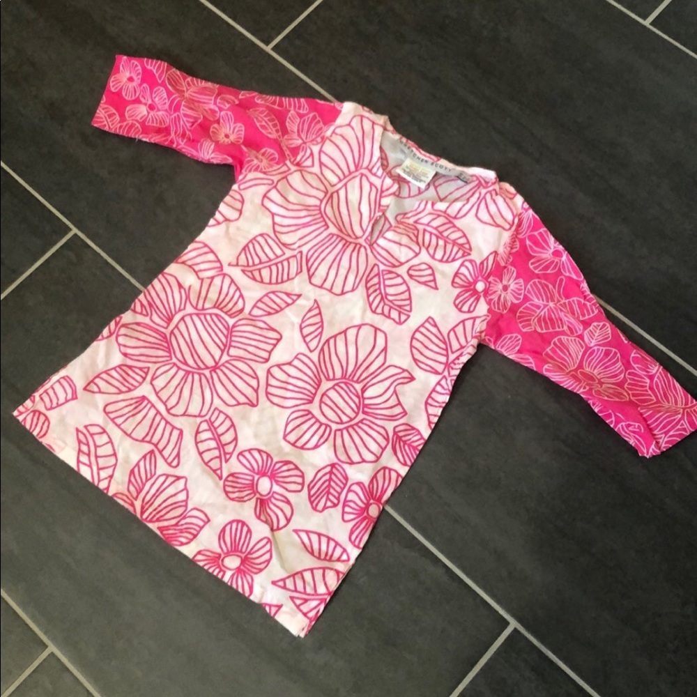 gretchen scott beach cover tunic girls 2/4T